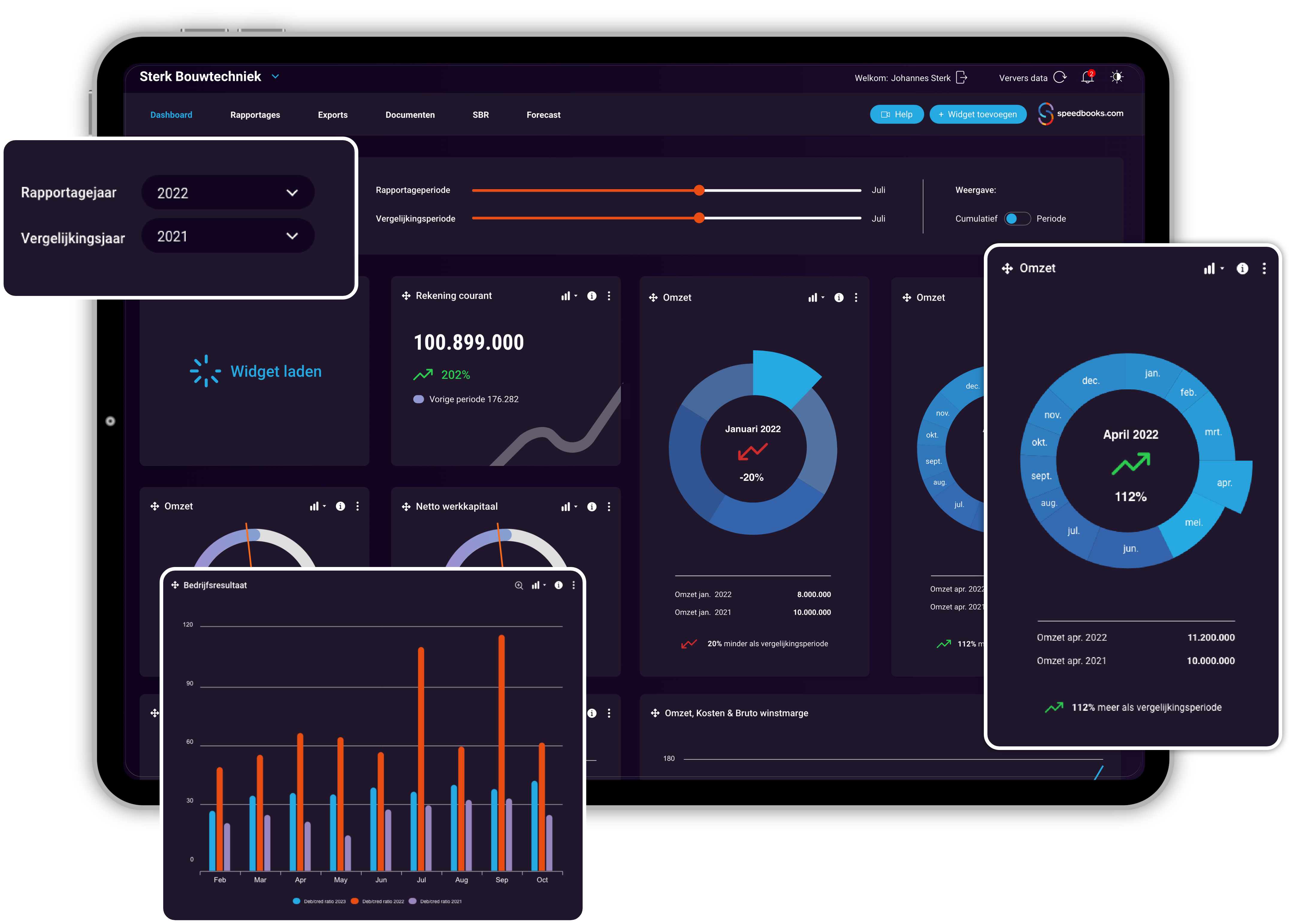 speedbooks dashboard