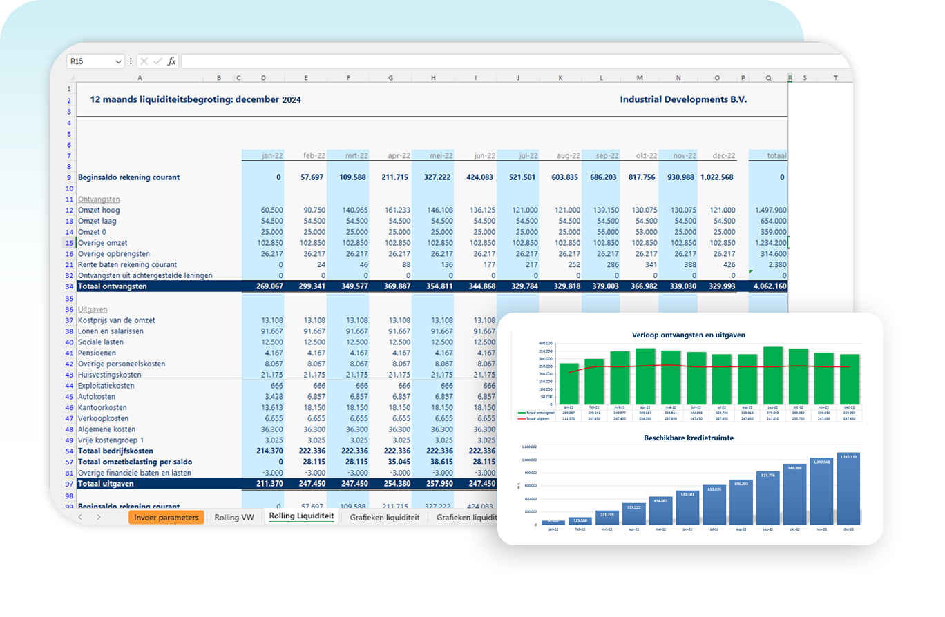 Liquiditeitsprognose Speedbooks