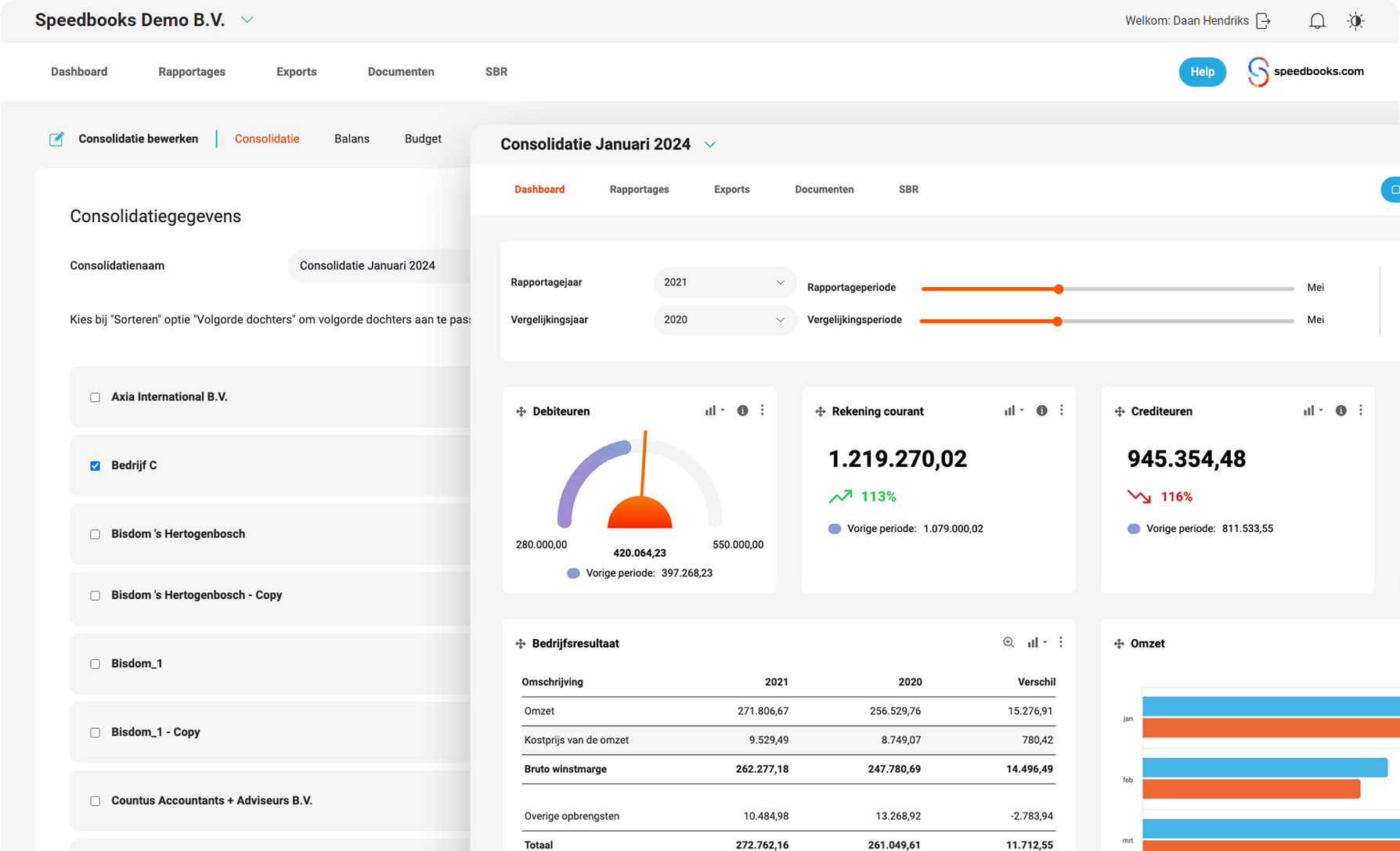 consolideer jaarrekeningen