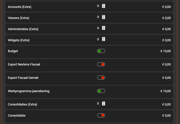 Upgraden stap 4 - Kies jouw upgrades