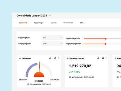 Consolideren in Speedbooks®